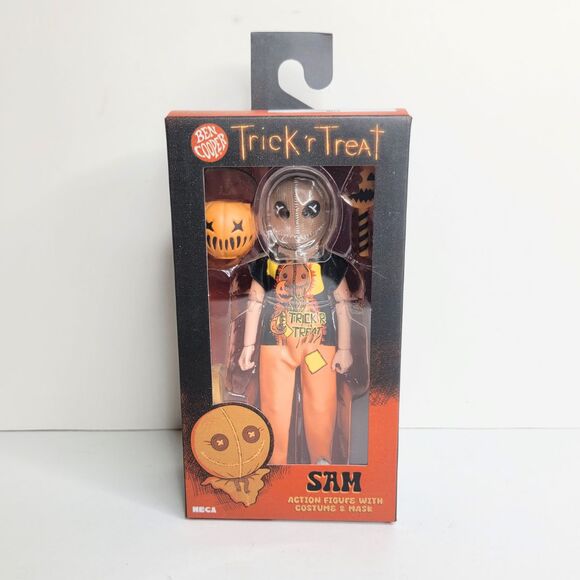 NECA Ben Cooper Costume Kids Series 4 Trick 'r Treat Sam Clothed Action Figure
